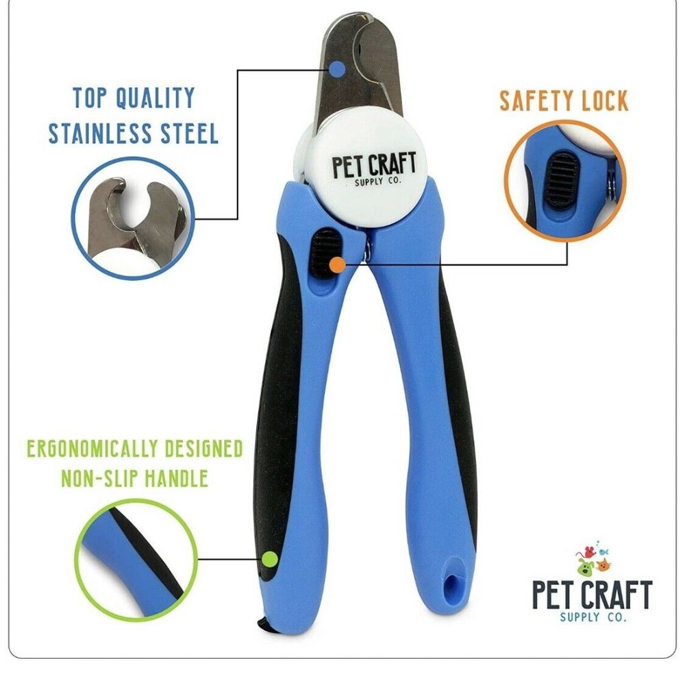 Pet Craft Supply Dog & Cat Pets Nail Clippers and Trimmers - with Safety Guard